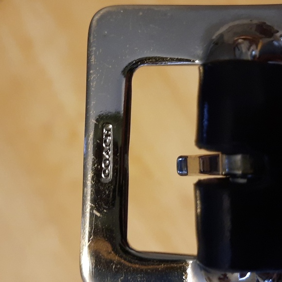 COACH black patent leather belt - Picture 10 of 12